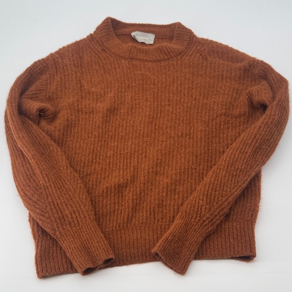 Everlane Sweaters - Everlane Women's Burnt Orange Crewneck Sweater